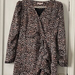 Skies Are Blue Animal Print Dress